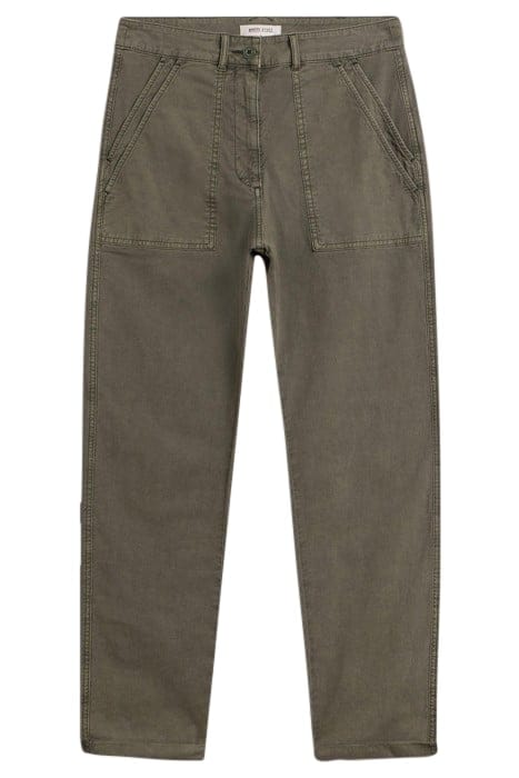 TWISTER CHINO TROUSER KHAKI GREEN 3