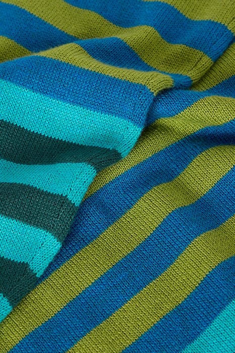 OLIVE STRIPE JUMPER GREEN MULTI 6