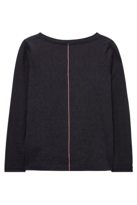 NELLY LS TEE PURE BLACK 4
