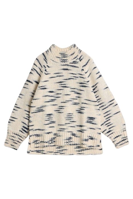 SPACEDYE HIGH NECK NATURAL MULTI 2