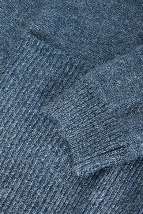 ERIN LONGLINE CARDI MID BLUE 6