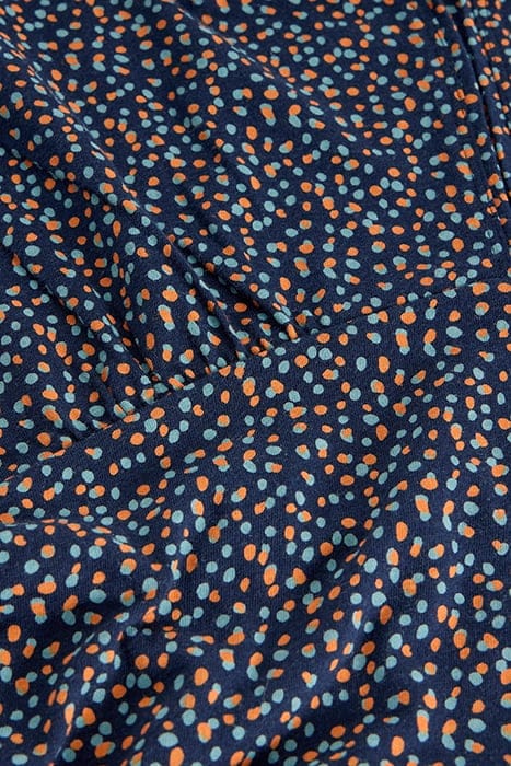 MEGAN JERSEY MIDI DRESS NAVY PRINT 6