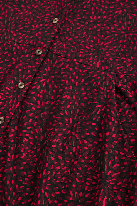 RUA JERSEY SHIRT DRESS PINK PRINT 6