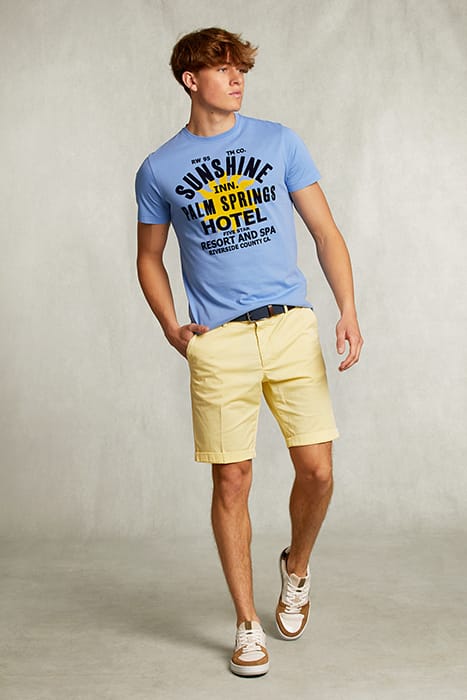 NORMAL FIT BASIC T-SHIRT NILE BLUE 3