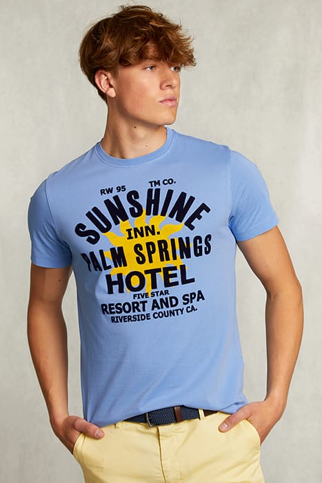 NORMAL FIT BASIC T-SHIRT NILE BLUE 1
