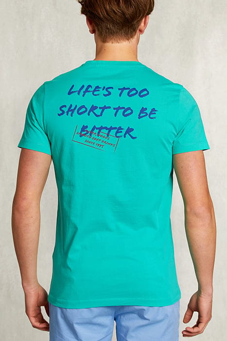 NORMAL FIT BASIC T-SHIRT CITRUS MEL GREEN 2