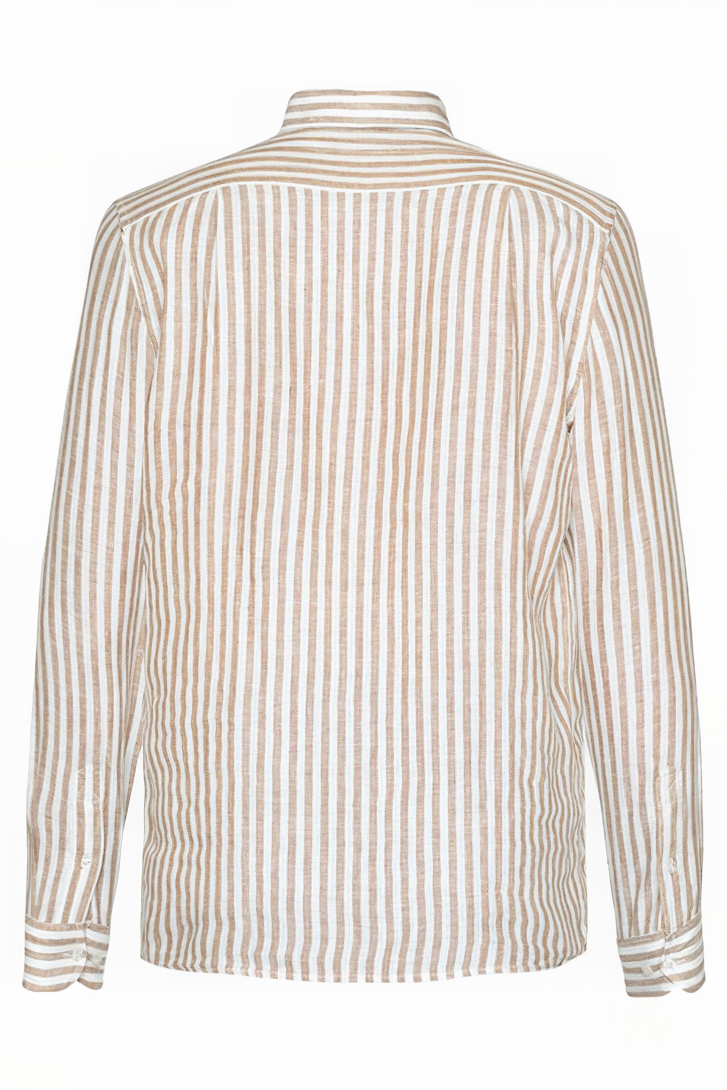 GREGSI LINEN STRIPE BROWN LION 5