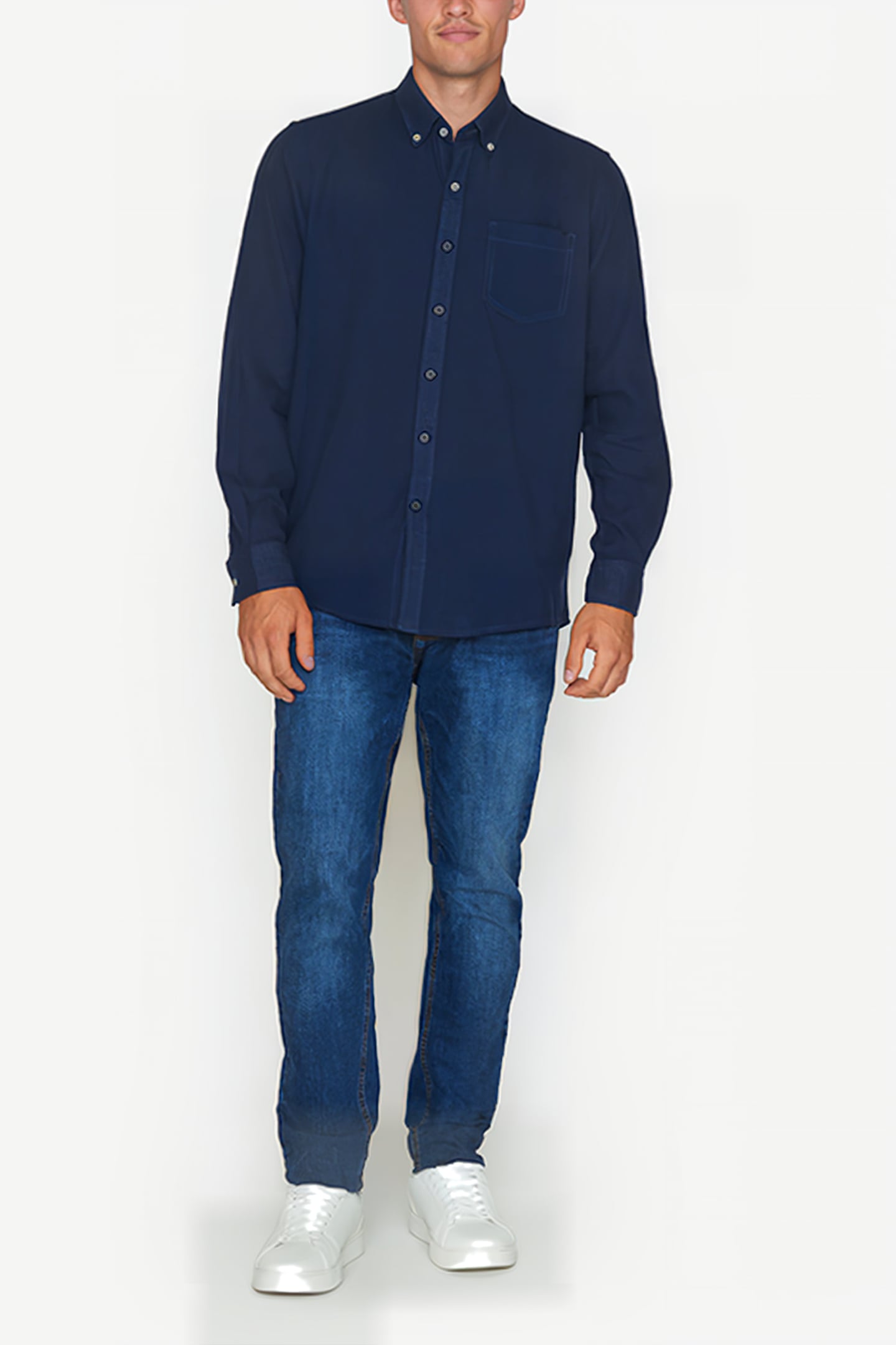 GIMOSI LINEN LOOK BLUE CAPTAIN 3