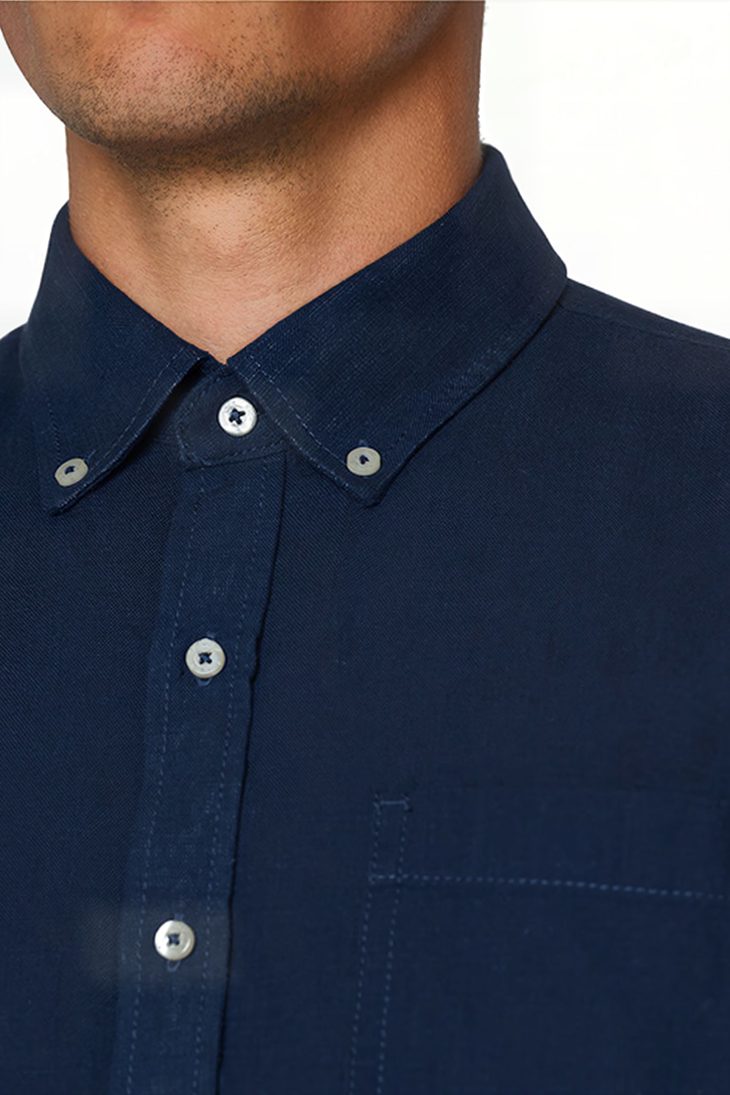 GIMOSI LINEN LOOK BLUE CAPTAIN 6