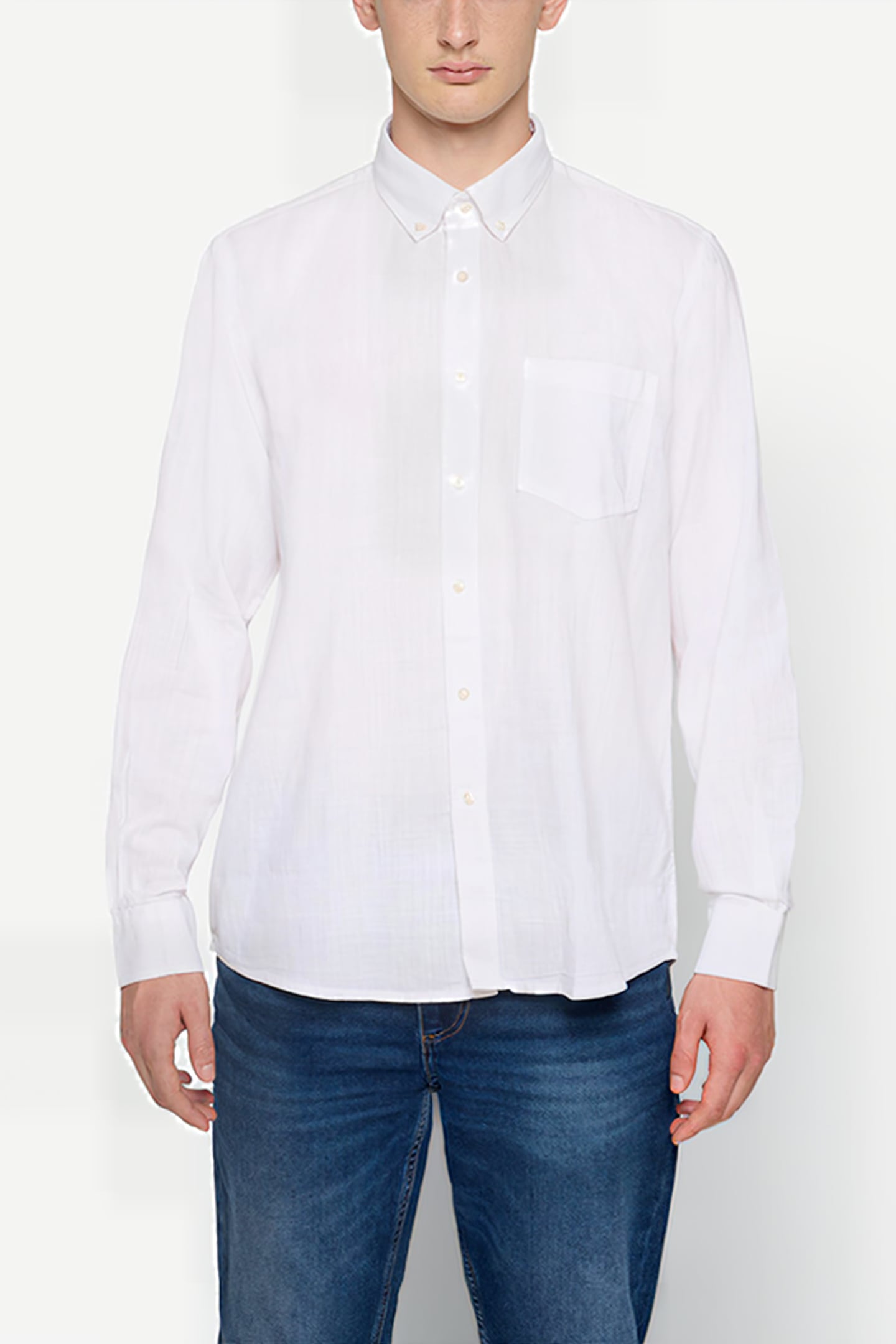 GIMOSI LINEN LOOK WHITE 1