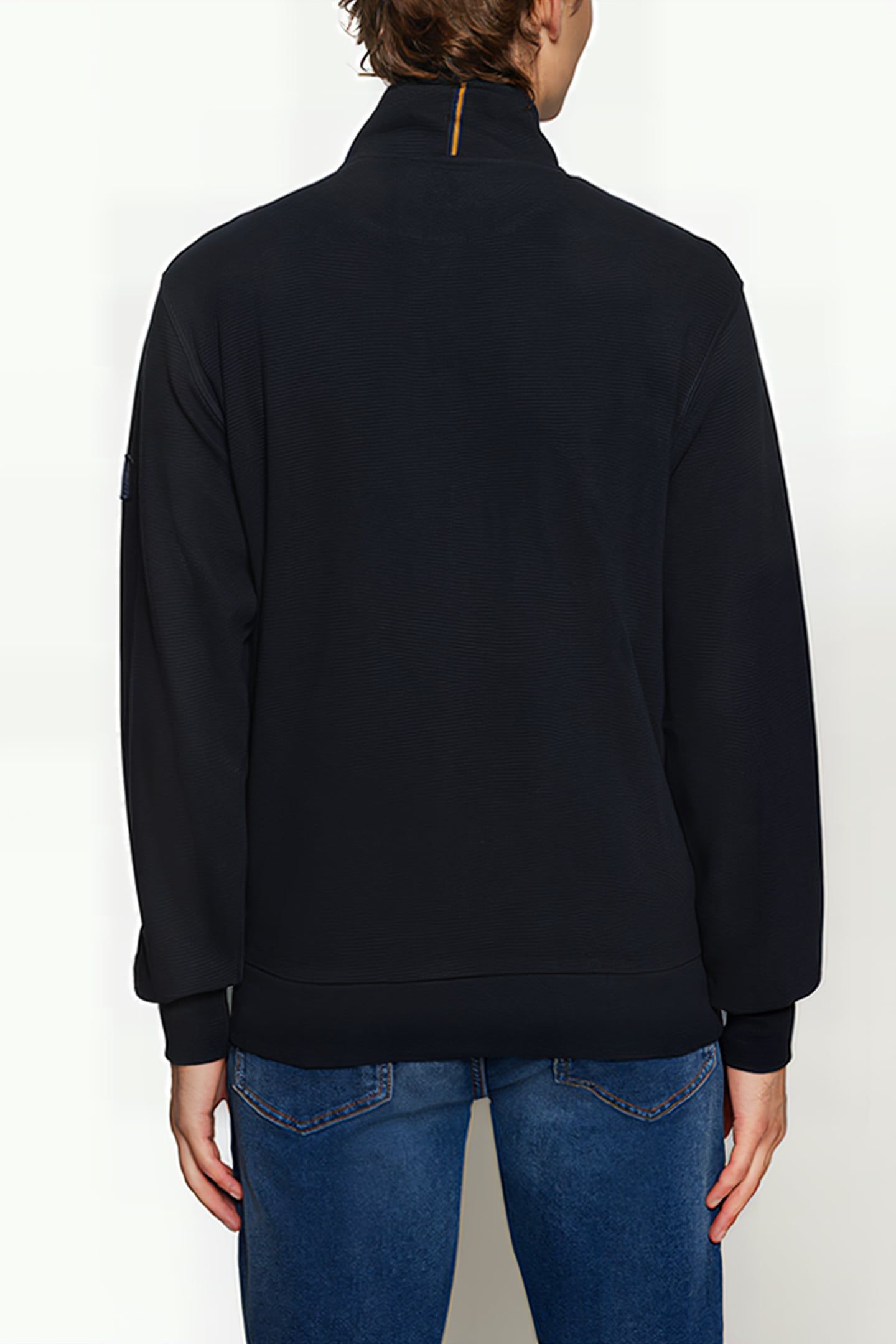 KRISTOFFSI STRUCTURE CARDIGAN DEEP MARINE 2