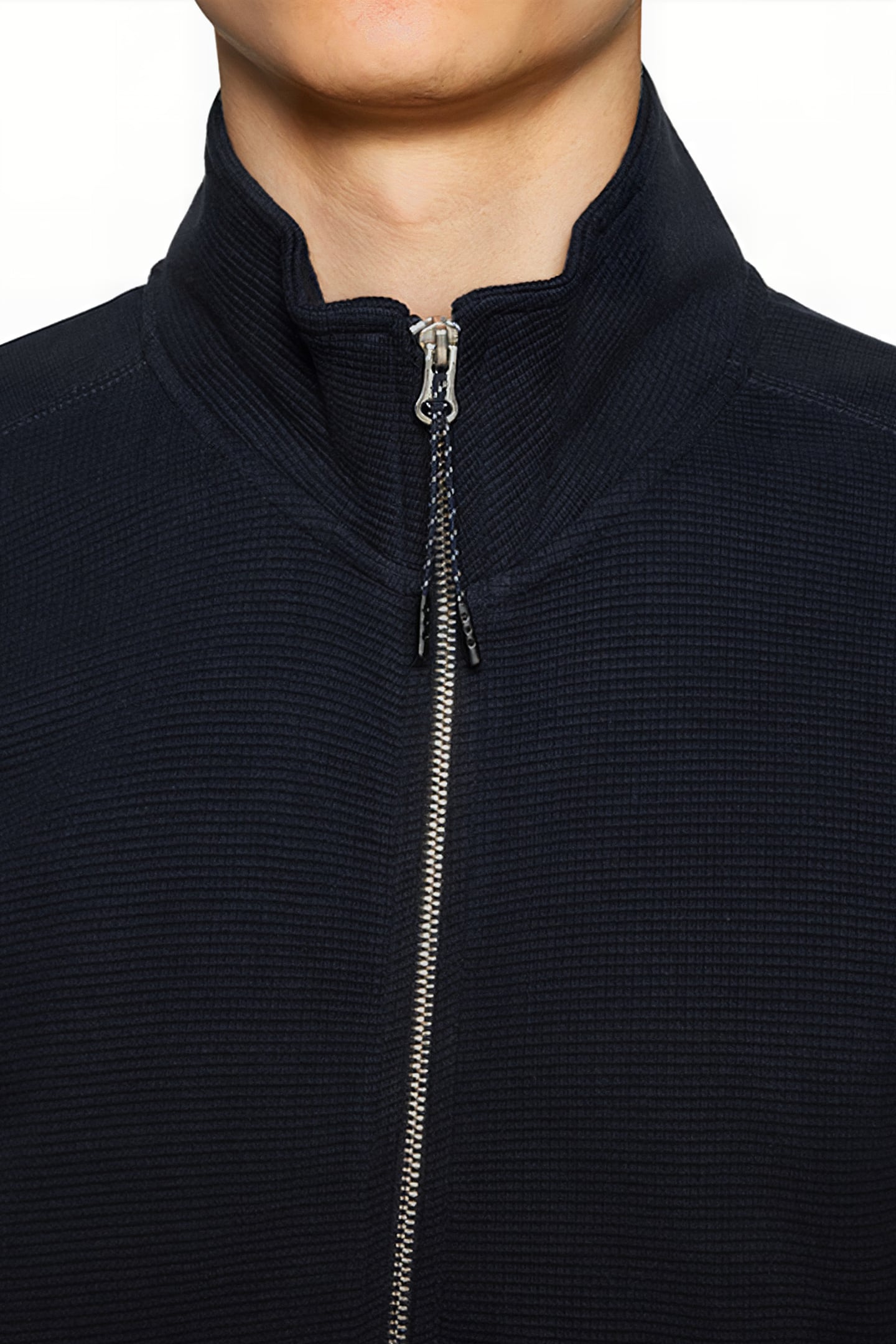 KRISTOFFSI STRUCTURE CARDIGAN DEEP MARINE 6