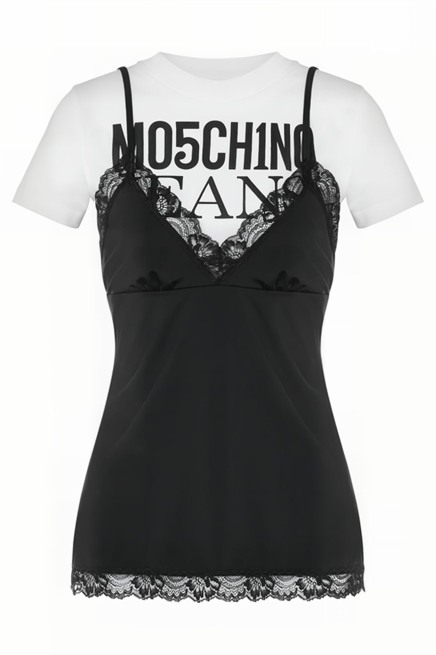 TROMPE L'ŒIL JERSEY T-SHIRT BLACK 3
