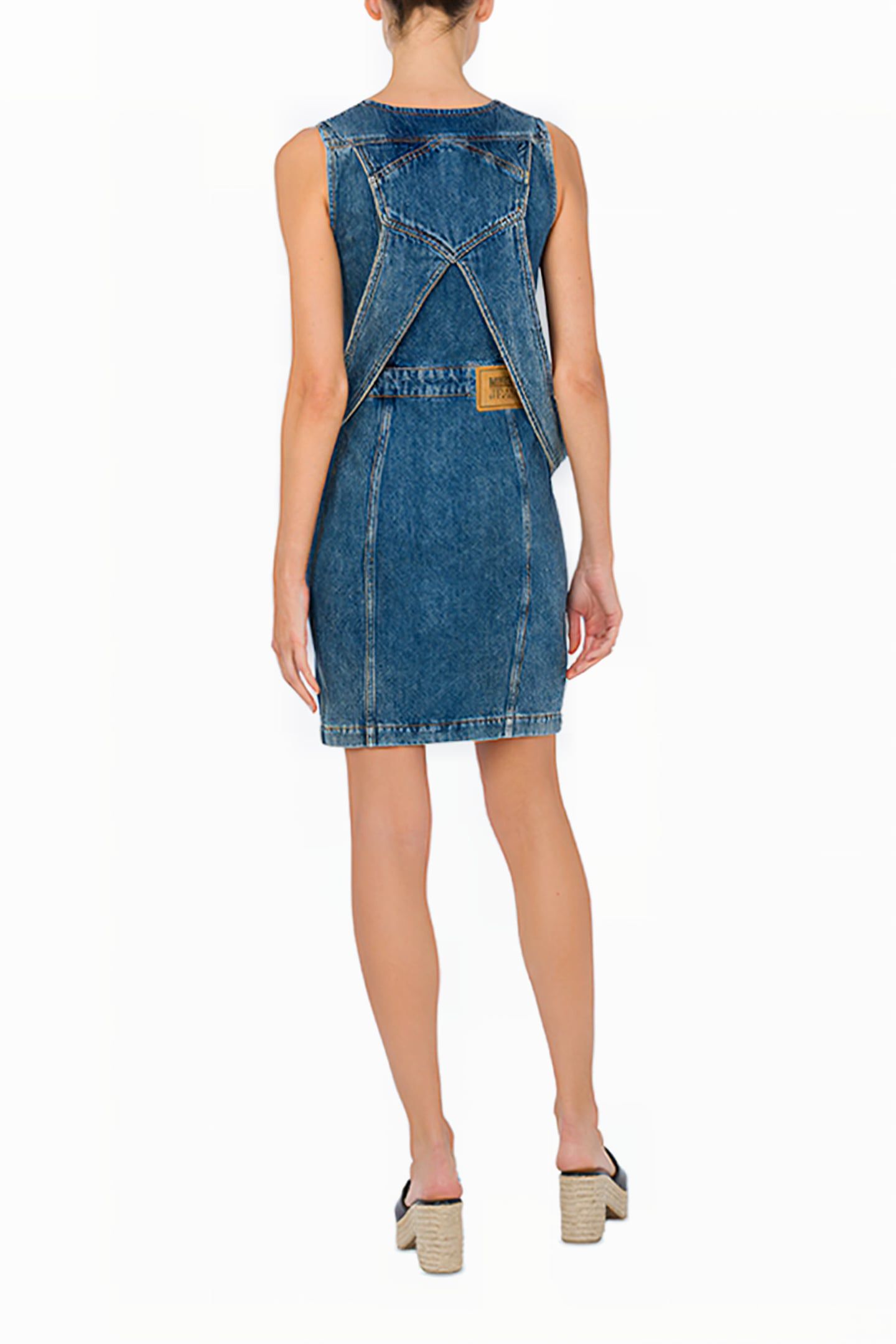 SUSPENDERS DENIM DRESS BLUE 2