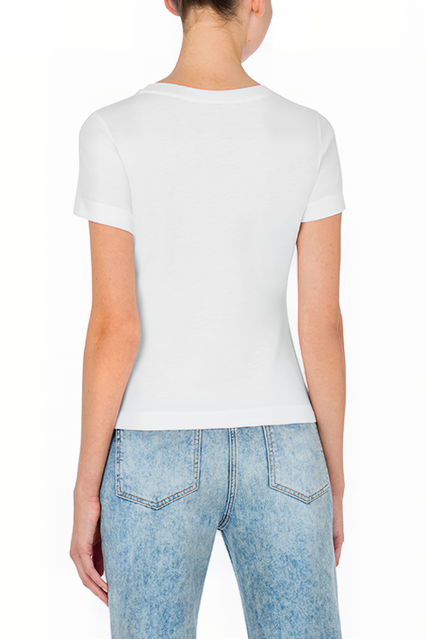 LEOPARD HEART JERSEY T-SHIRT WHITE 2