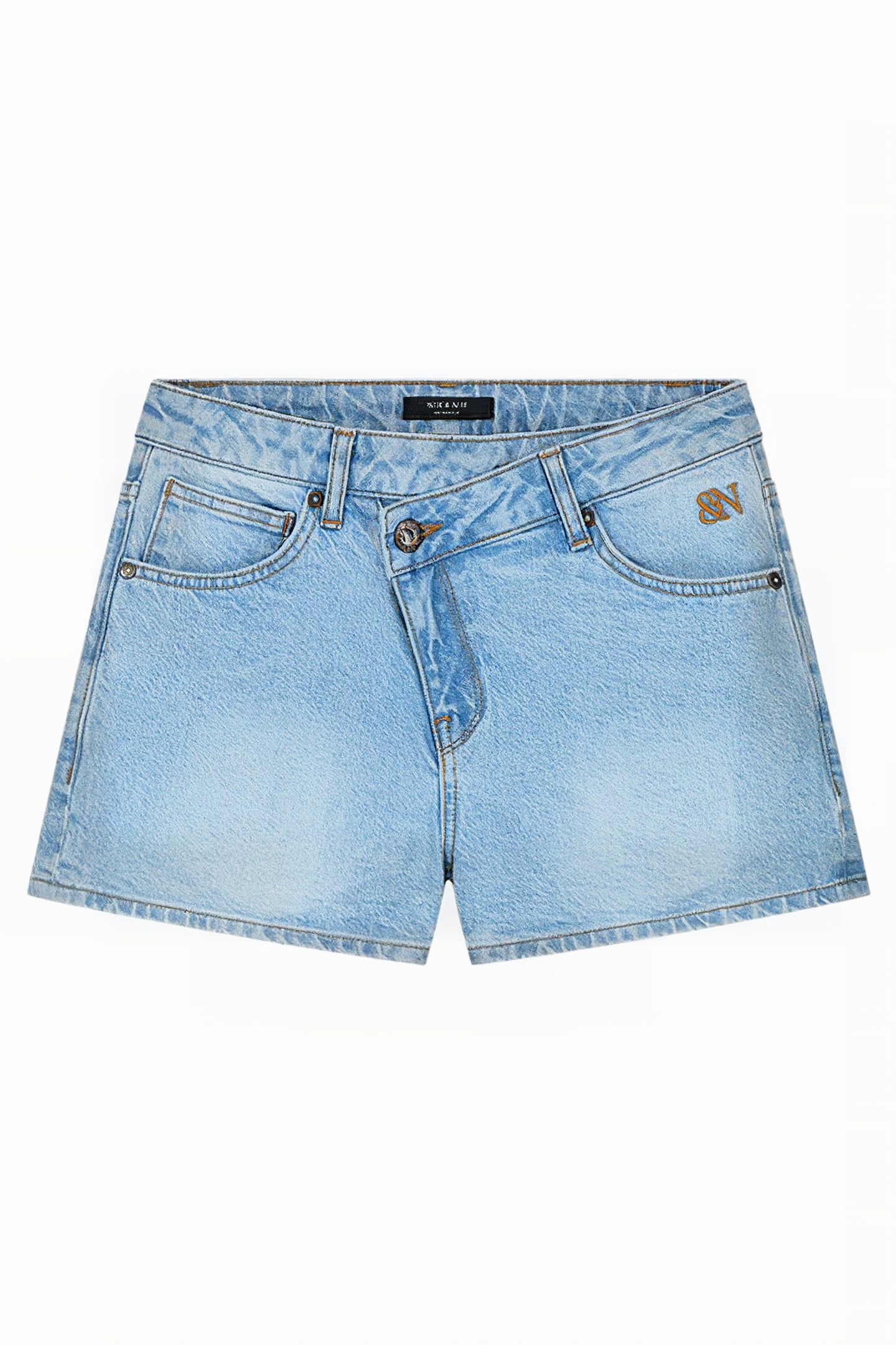 FAYE DENIM SHORT LIGHT BLUE 2