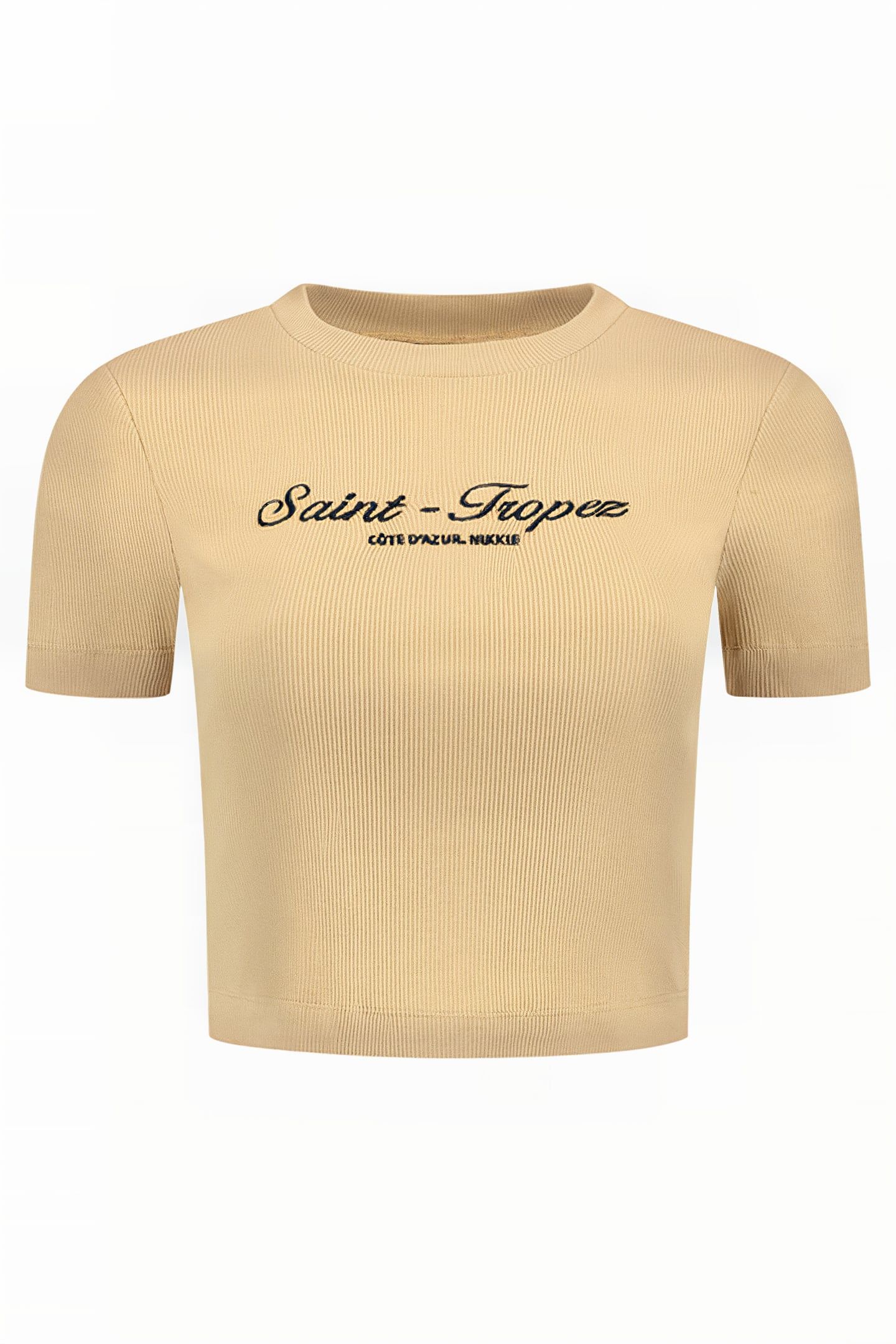 SAINT TROPEZ RIB TOP CASHEW 1