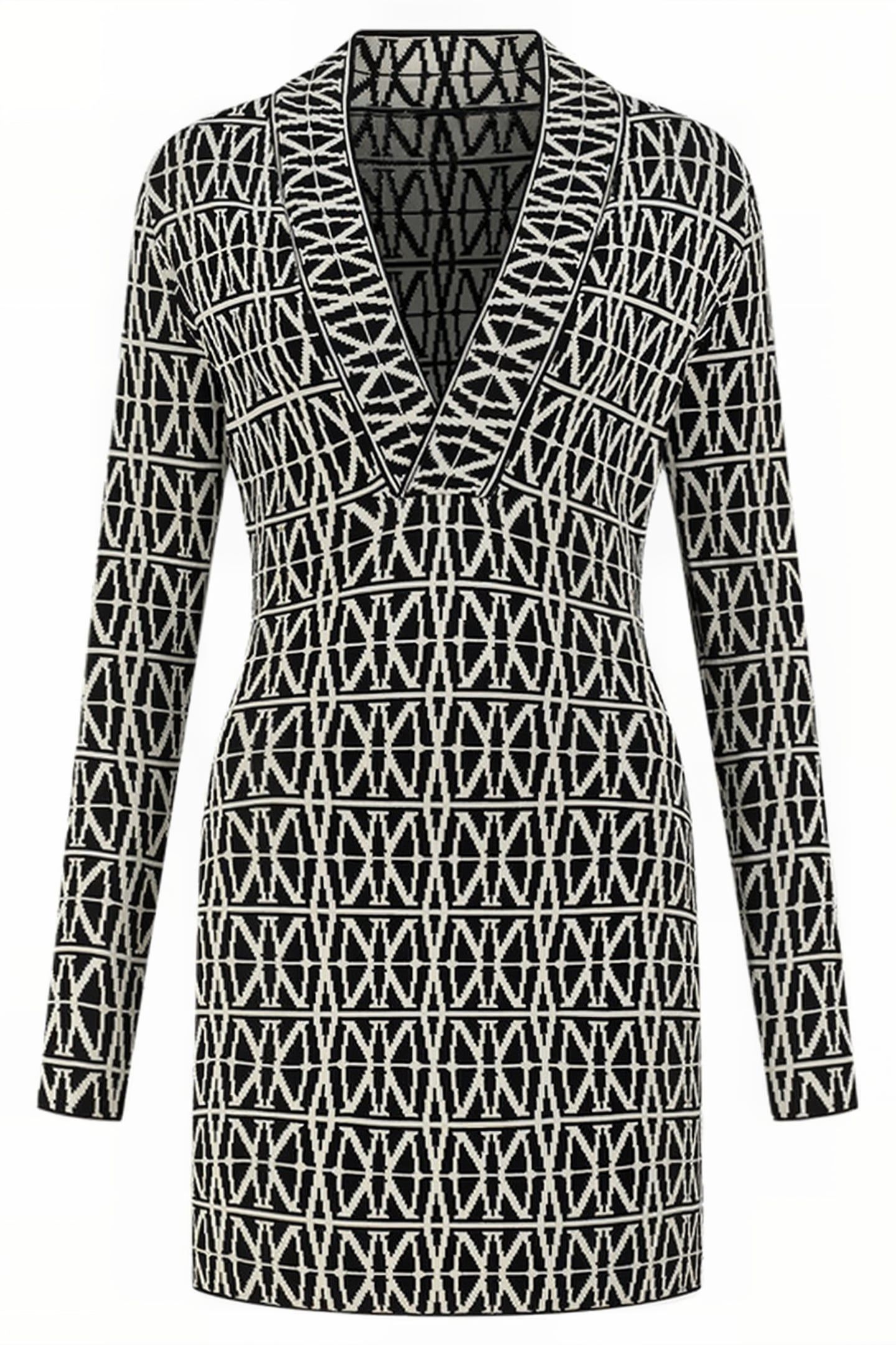 BELARUS DRESS BLACK/PEARL 2