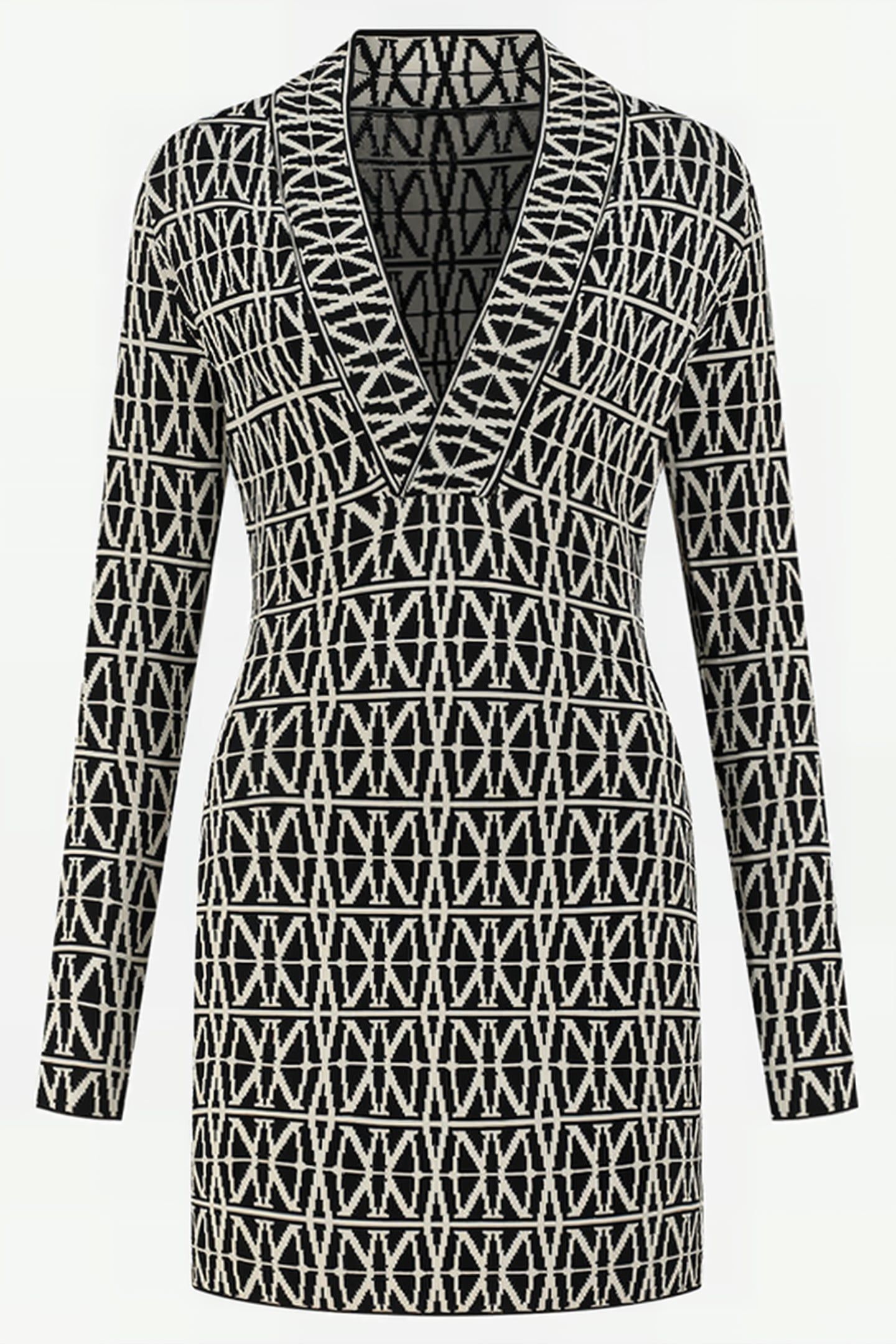 BELARUS DRESS BLACK/PEARL 5