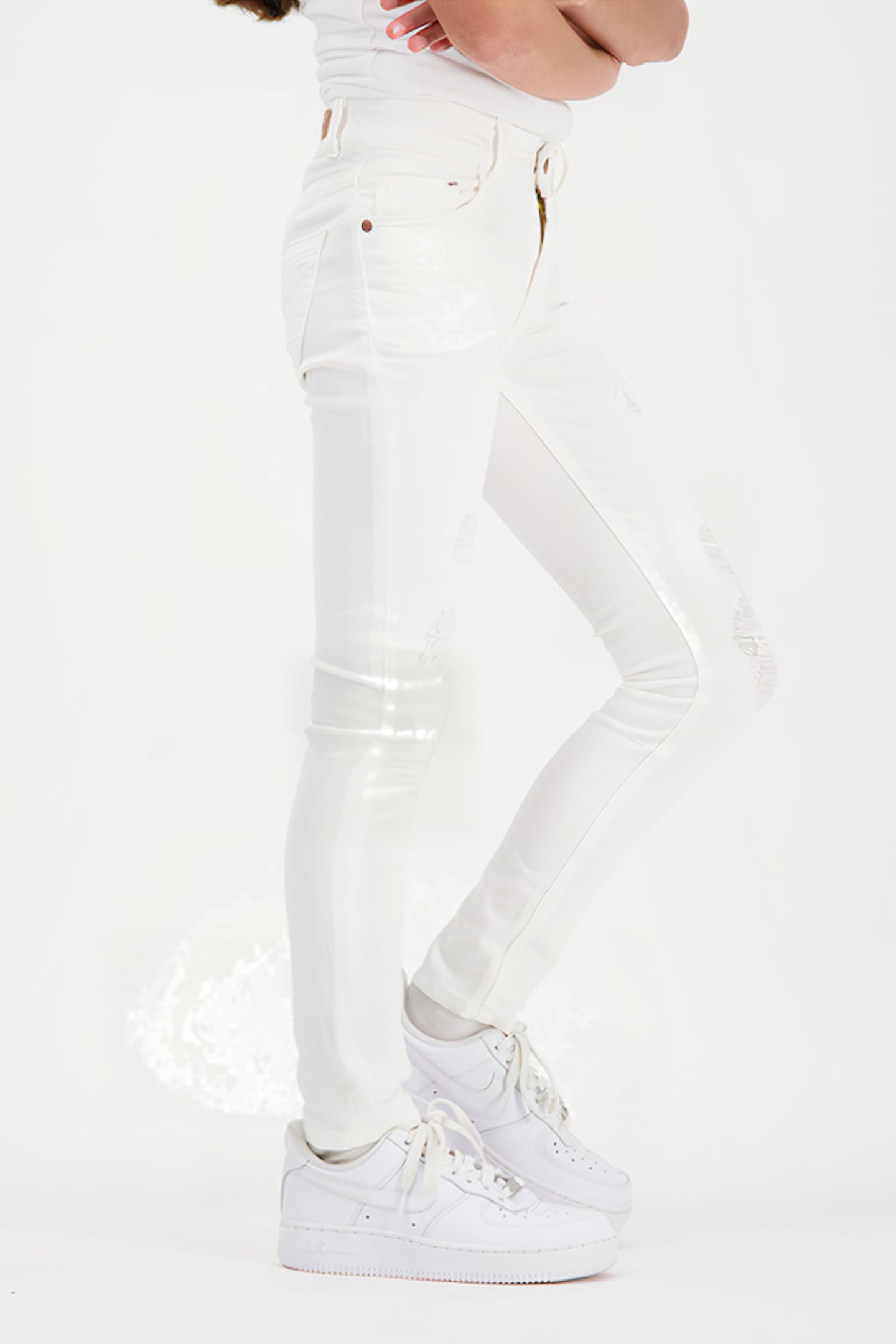 GIRLS CHELSEA JEANS WHITE 5