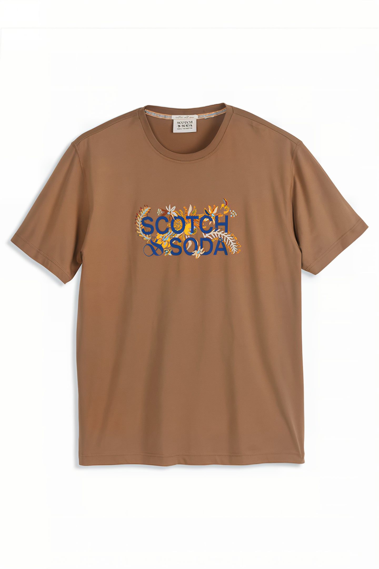 RELAXED FIT SS GRAPHIC TEE CAPPUCHINO 1