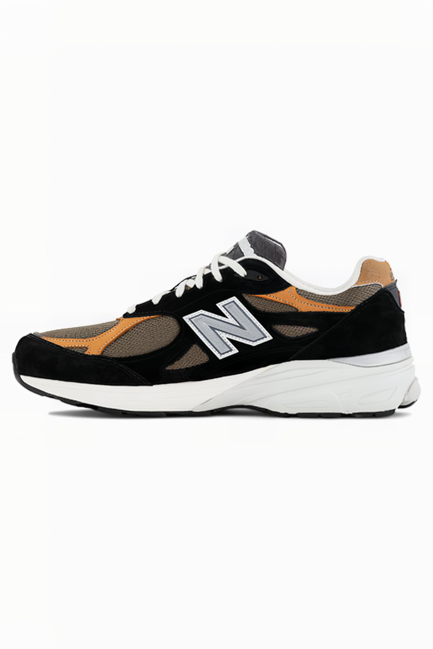 M990BB3 MADE IN USA SNEAKERS IN BLACK / BROWN 6