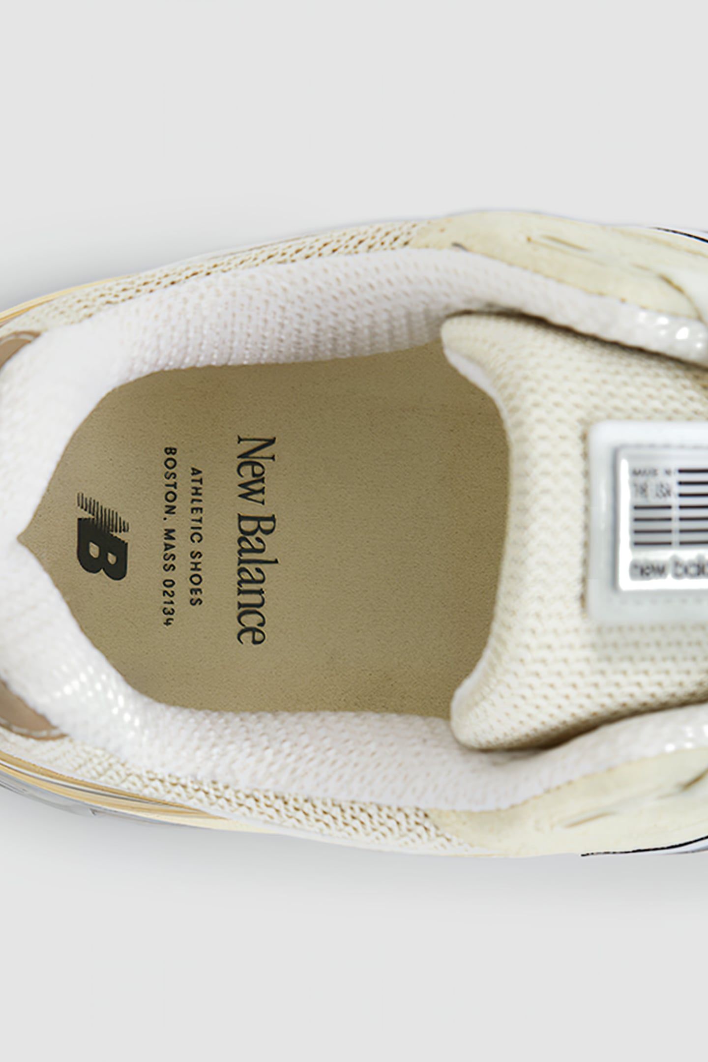 U990TE4 MADE IN USA  SNEAKERS IN LIMESTONE 8