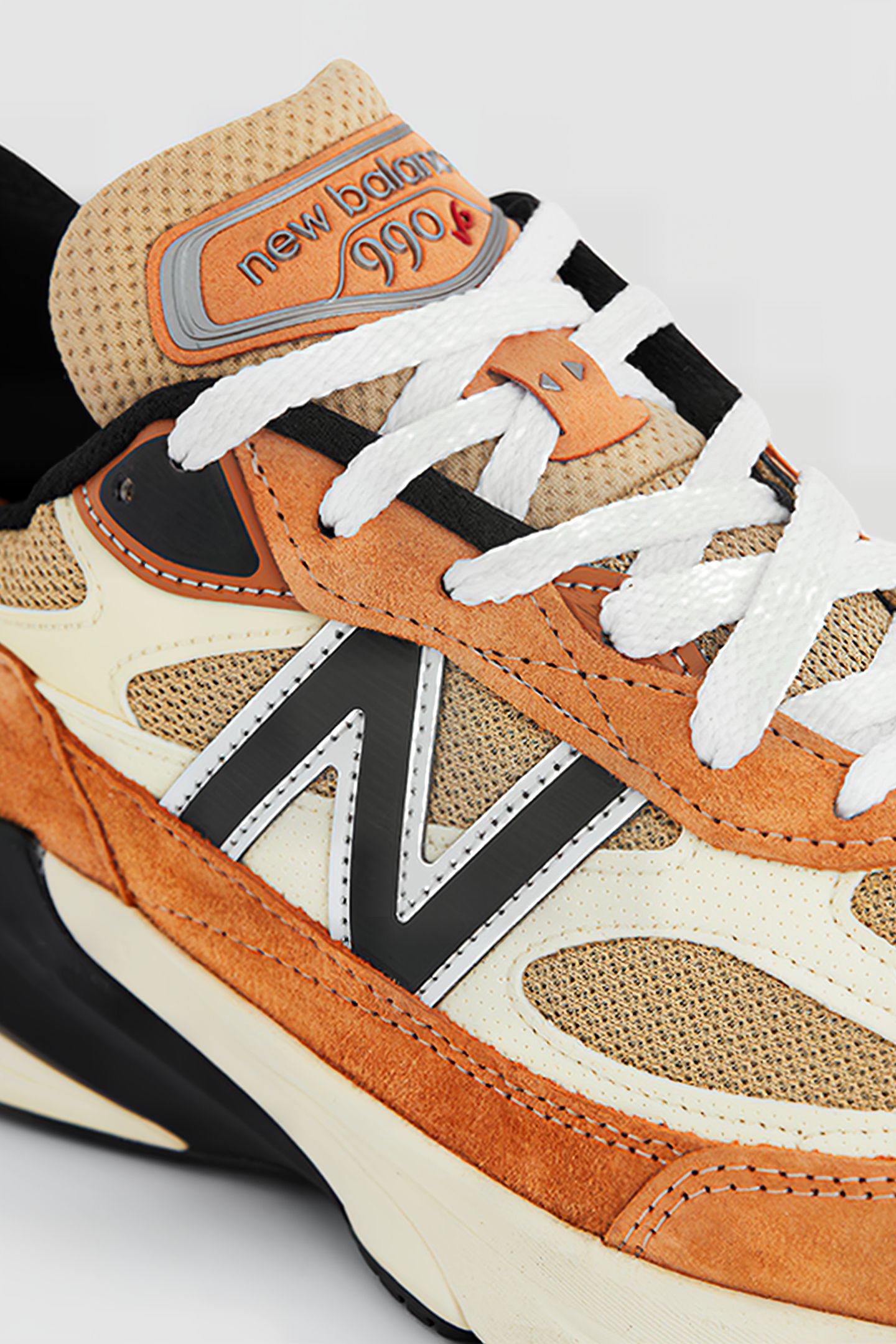 U990TO6 MADE IN USA SNEAKERS IN SEPIA 7