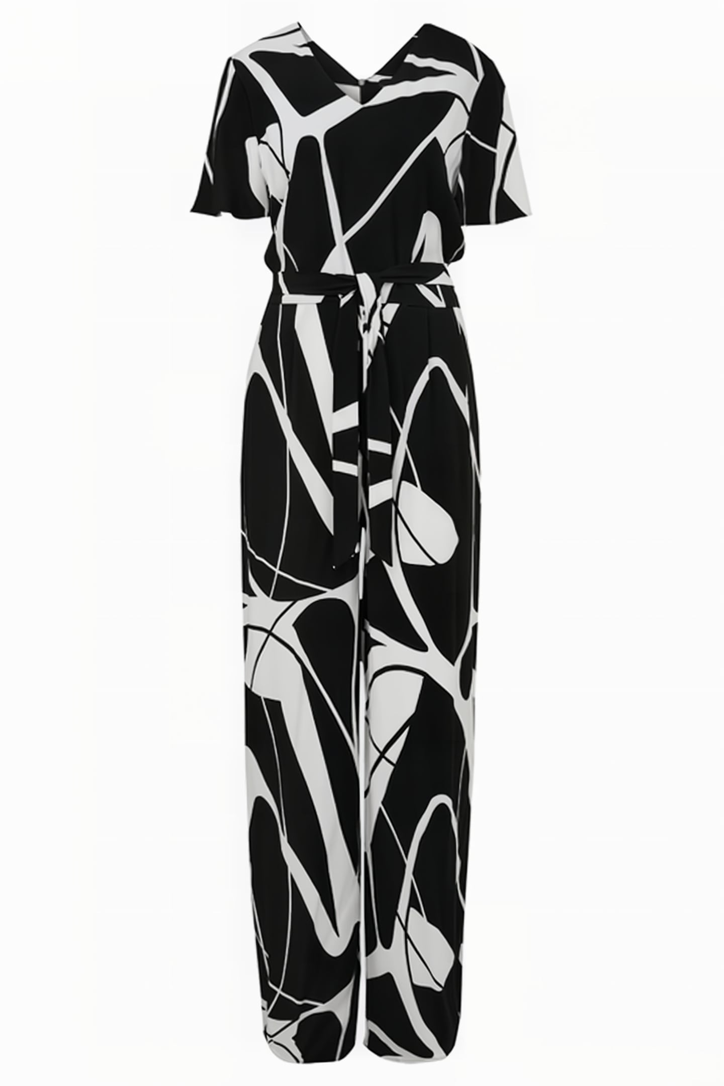 COMMA JUMPSUITS GREY/BLACK 3