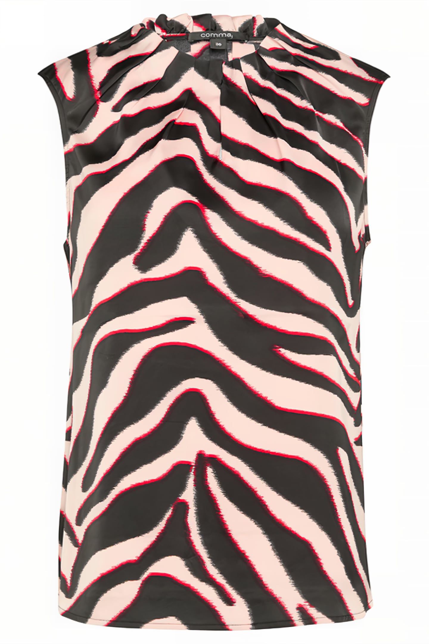 COMMA BLOUSES SLEEVELESS PINK-AOP 3