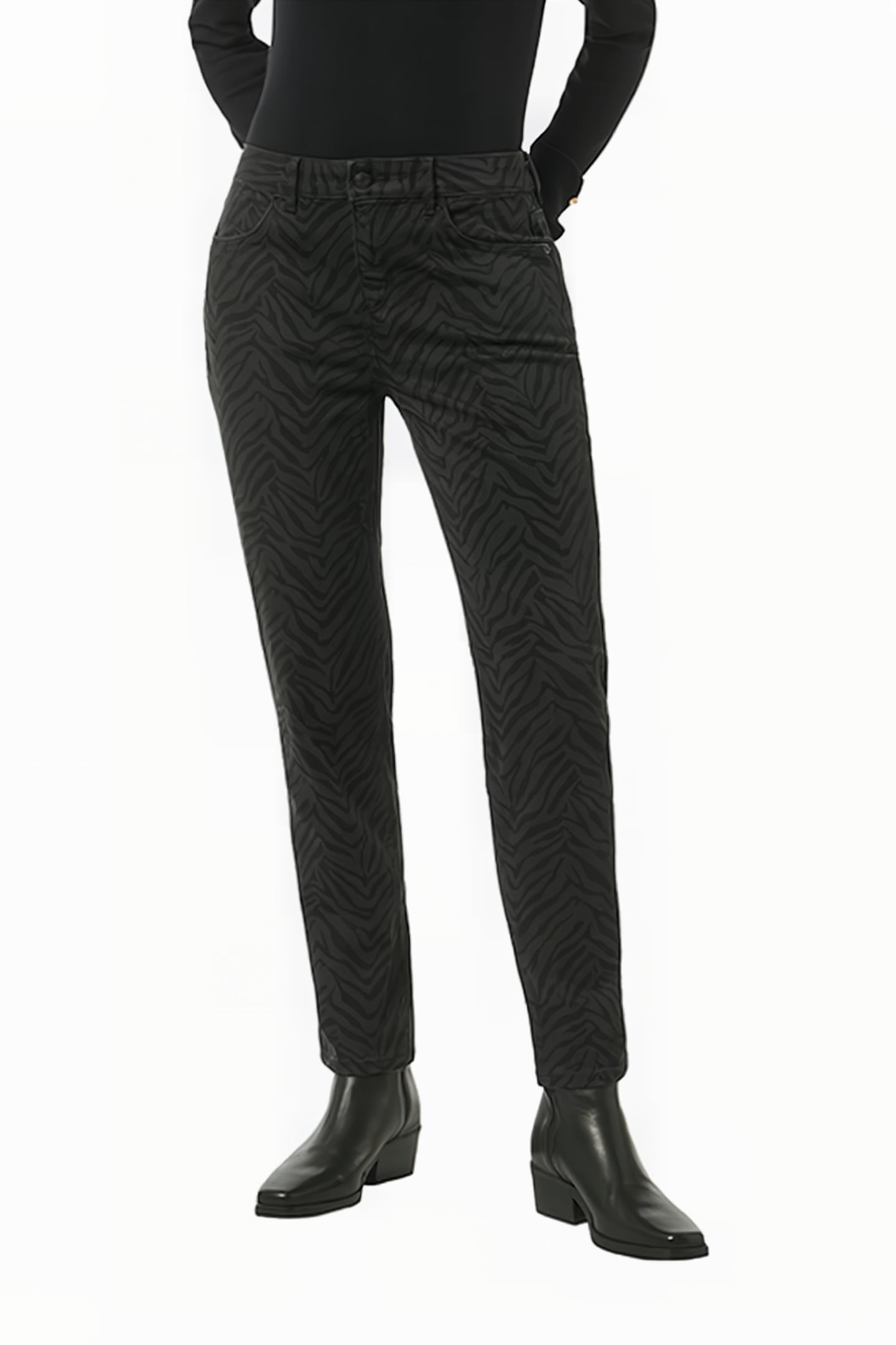 COMMA JEANS BLACK DENIM 1