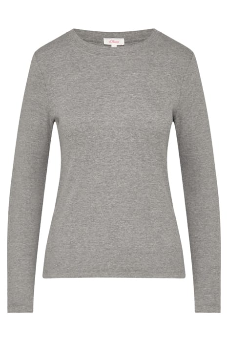 S.OLIVER T-SHIRTS GREY/BLACK 3
