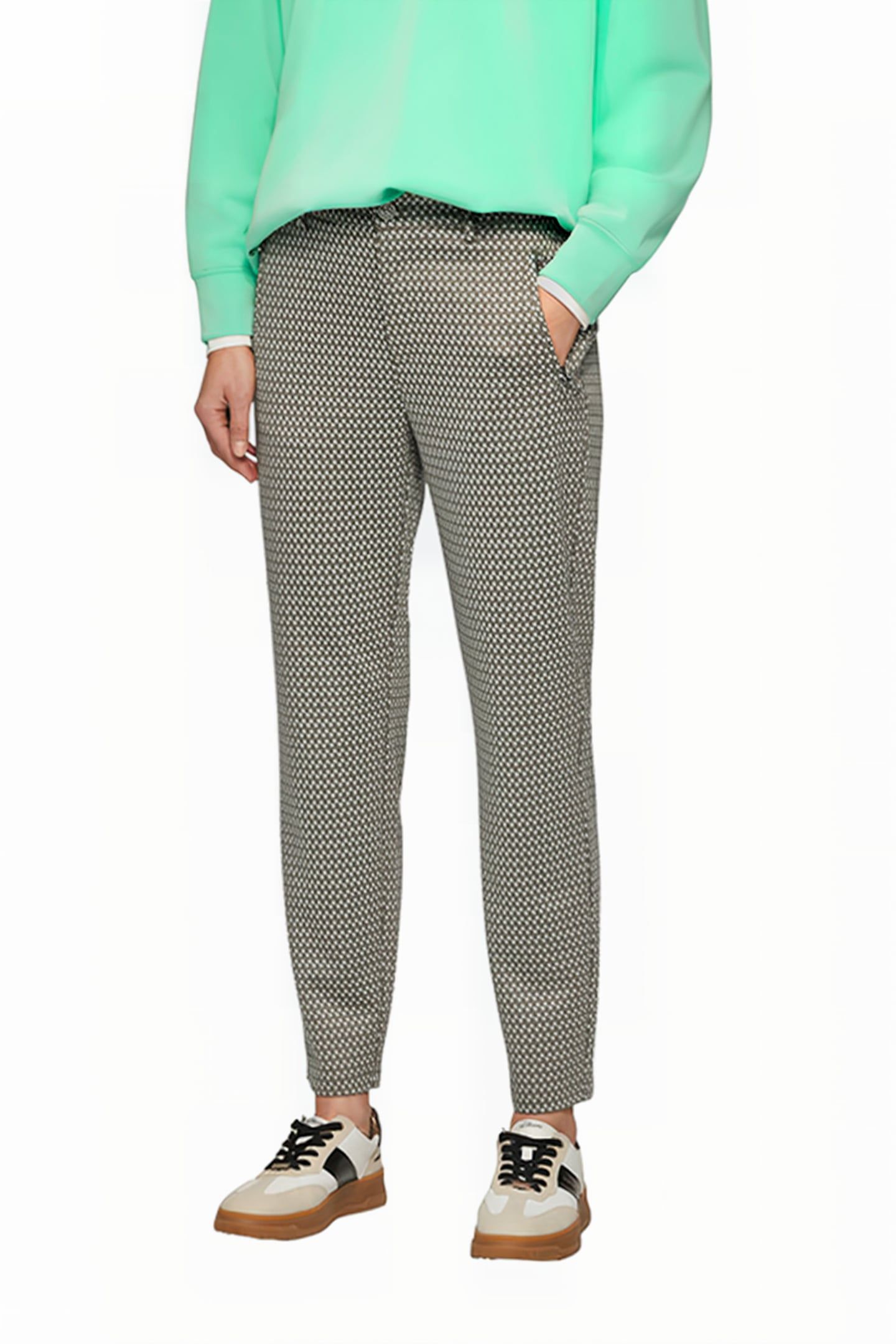 S.OLIVER PANTS BROWN 1