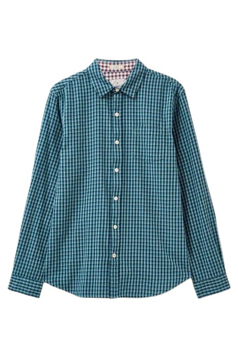 WESTLAKE GINGHAM SHIRT MINT GREEN 1