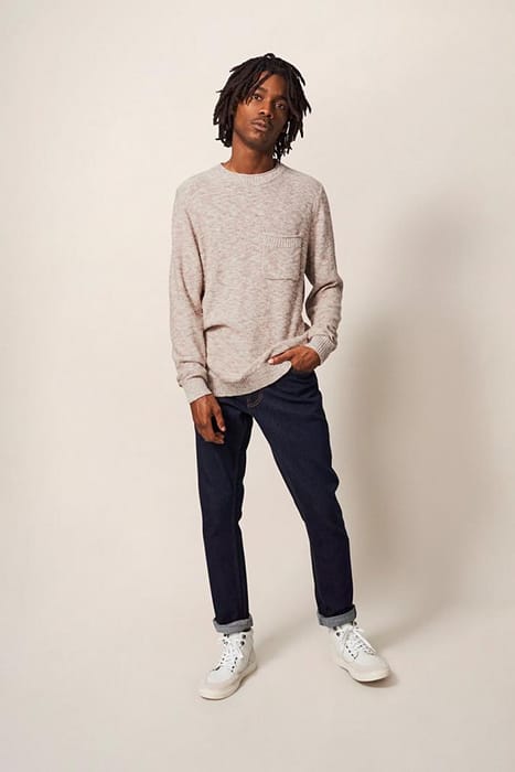GRAINGER POCKET CREW MID BROWN 1