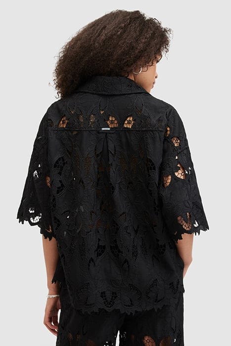 CHARLI EMB SHIRT BLACK 2