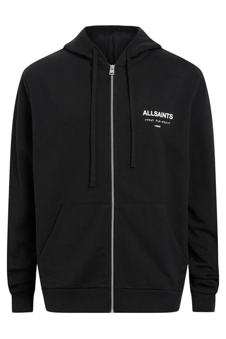 UNDERGROUND ZIP HOOD JET BLACK 4
