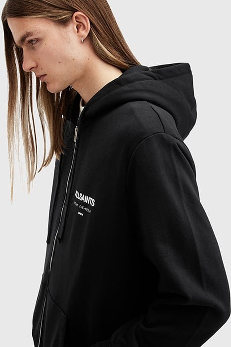 UNDERGROUND ZIP HOOD JET BLACK 6