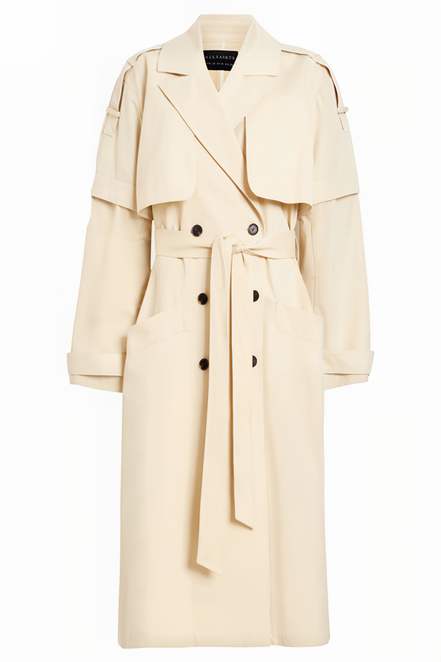 CLYDE TRENCH ECRU WHITE 4