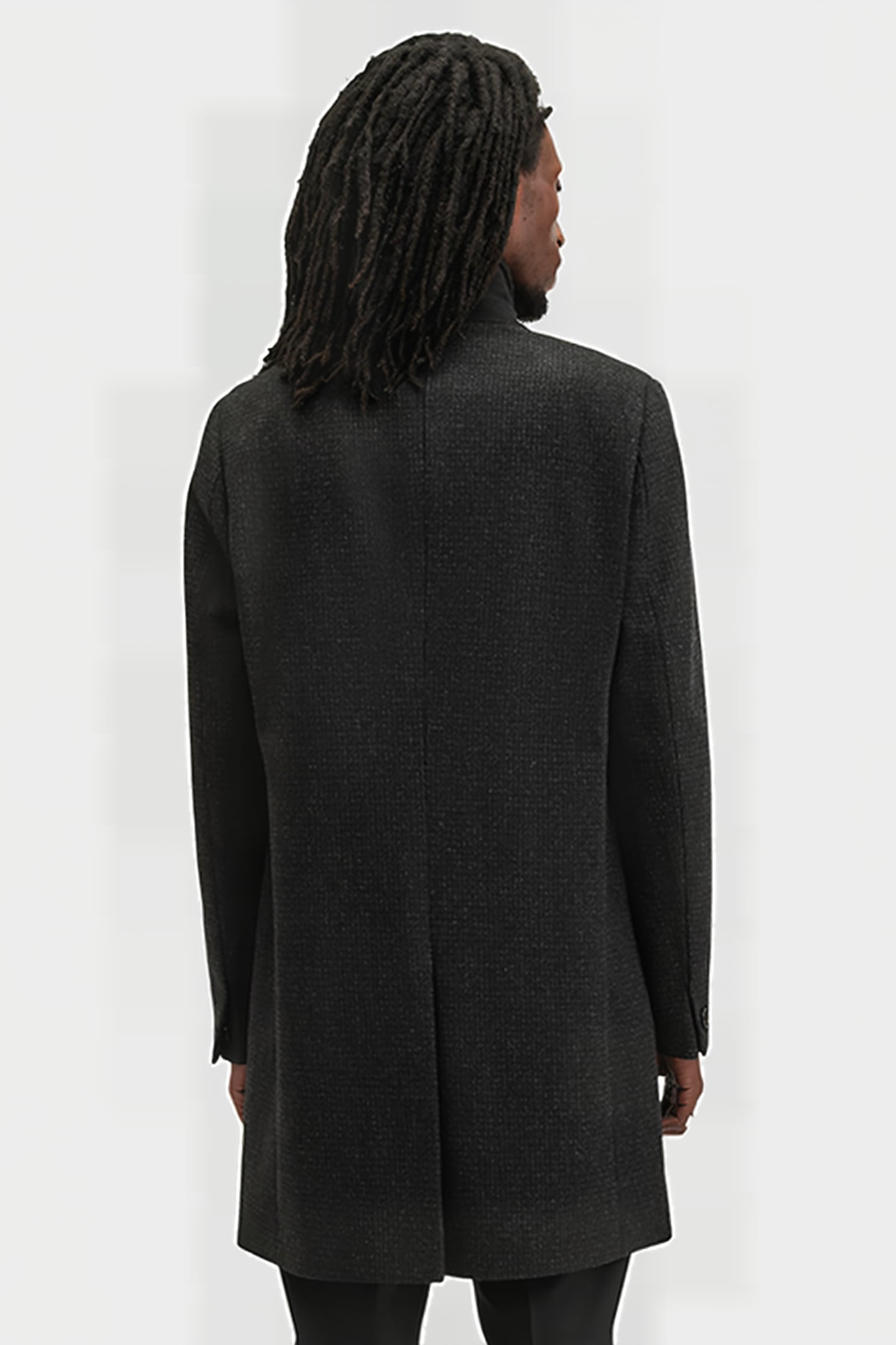 WIXX COAT CINDER BLACK MARL 2