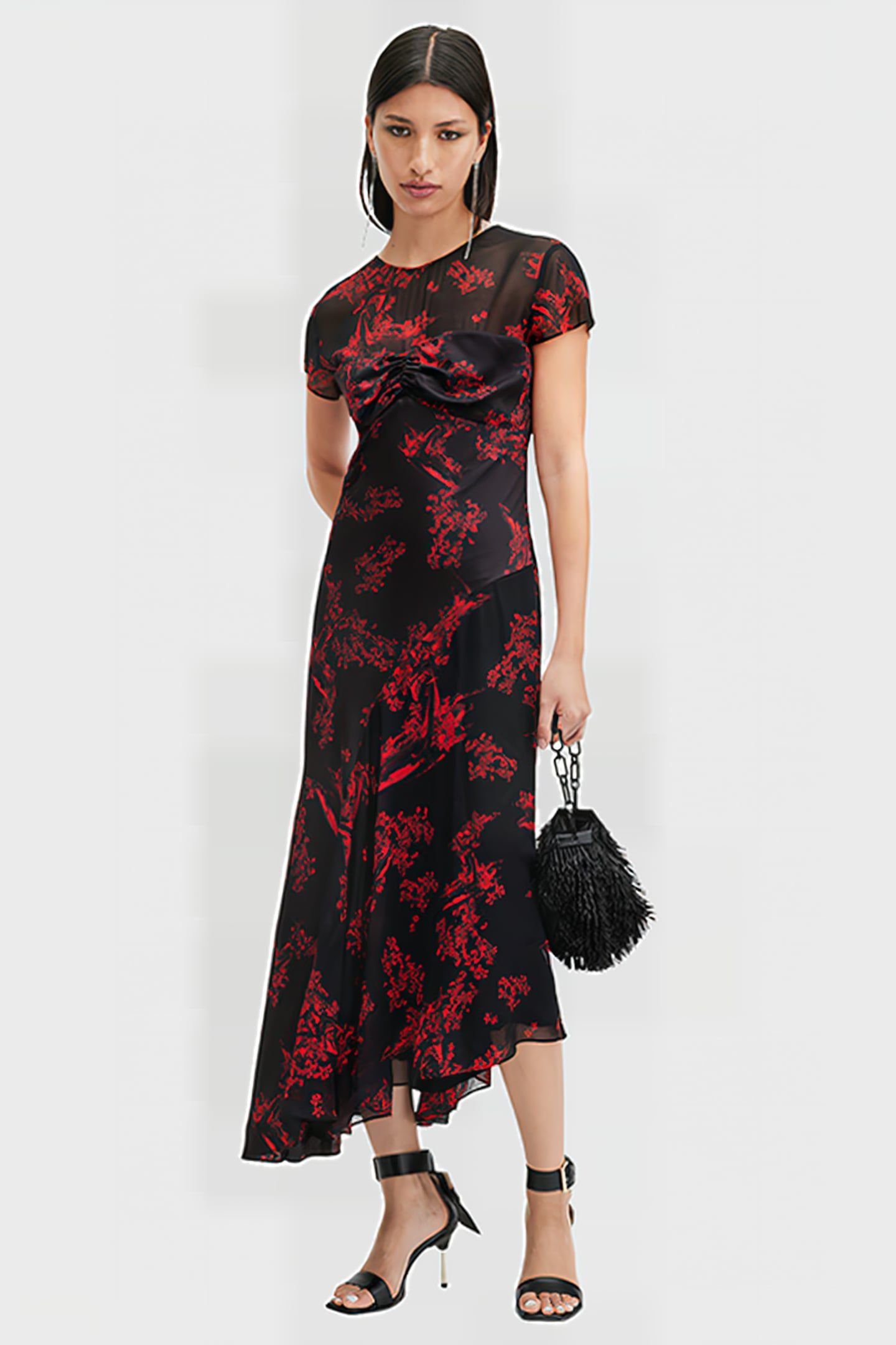 TASHA DRESS MARIA SIREN RED 4