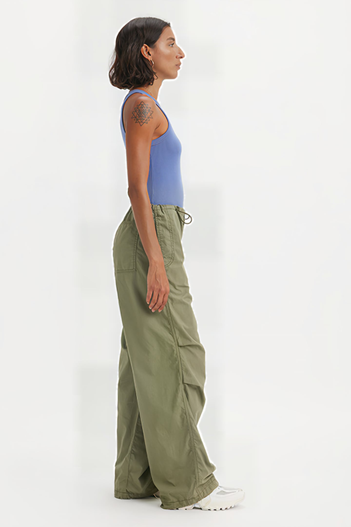 PARACHUTE PANT 2024 DEEP LICHEN GREEN 3