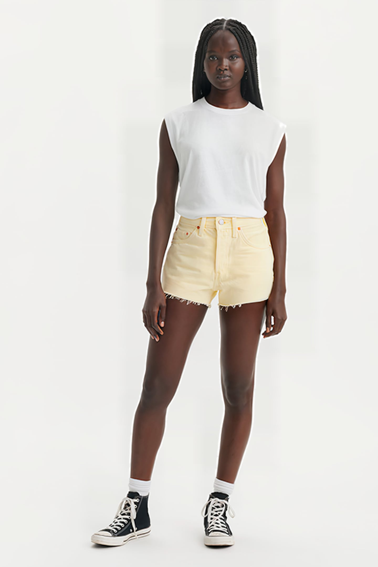 501 ORIGINAL SHORT DUSTY ANISE FLOWER 1