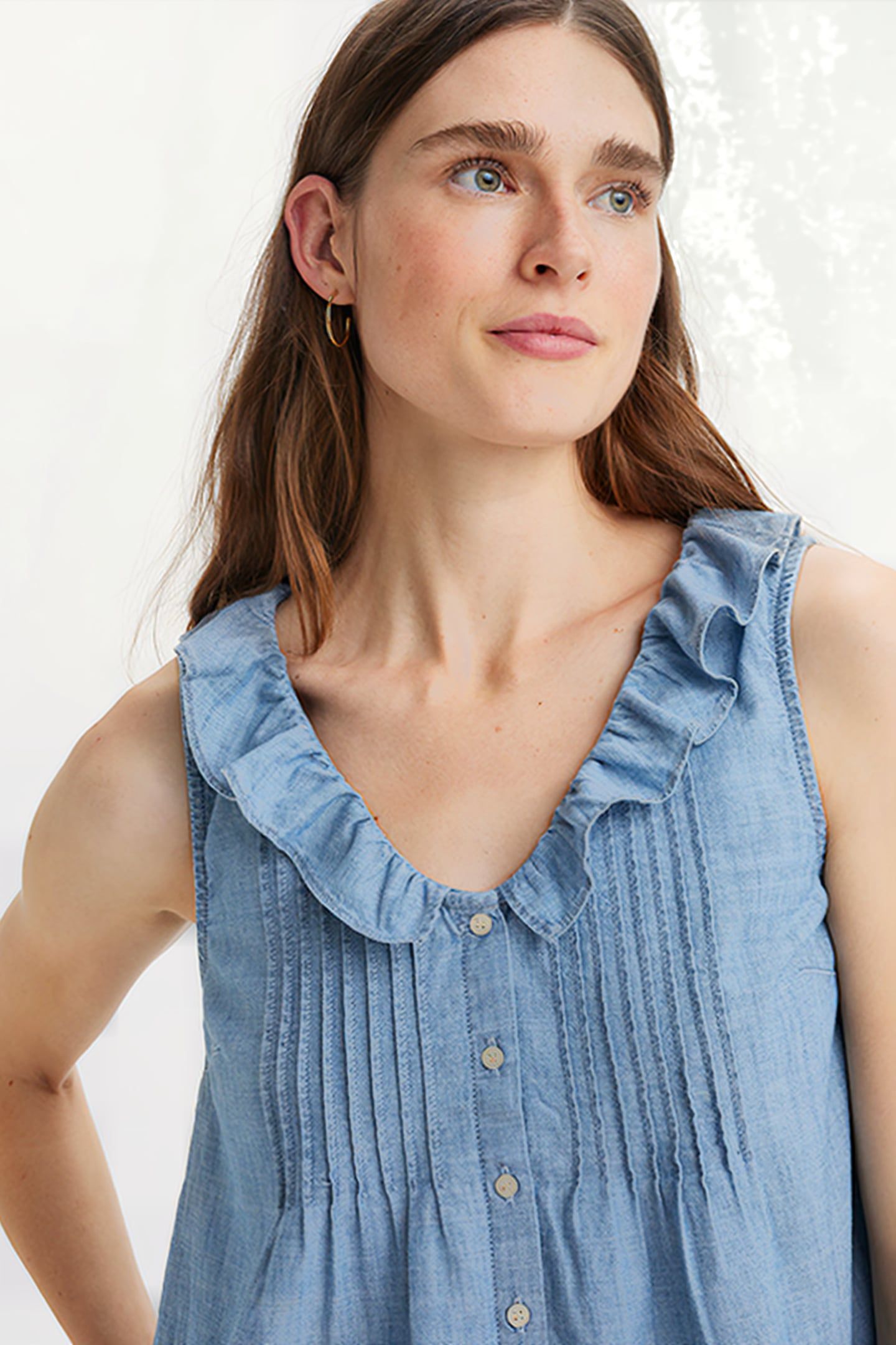 FAUNA BLOUSE SERENE LIGHT STONE 6