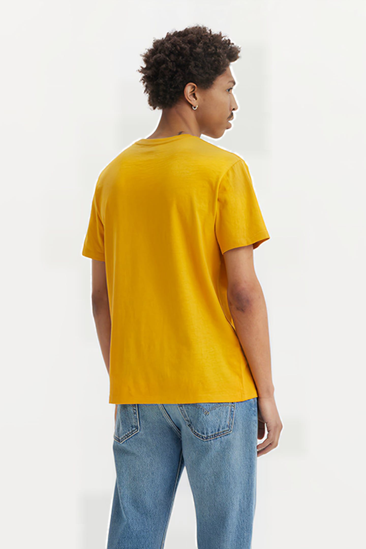 SS CLASSIC POCKET TEE GOLDEN YELLOW SLUB 2
