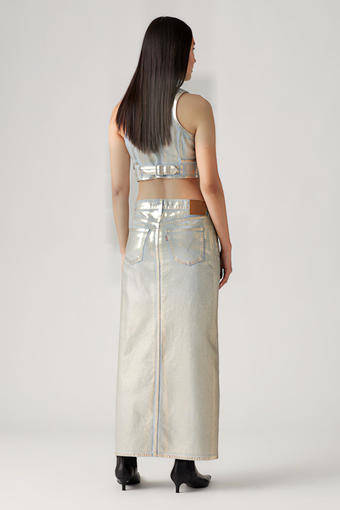 ANKLE COLUMN SKIRT OPTICAL ILLUSION SKIR 3