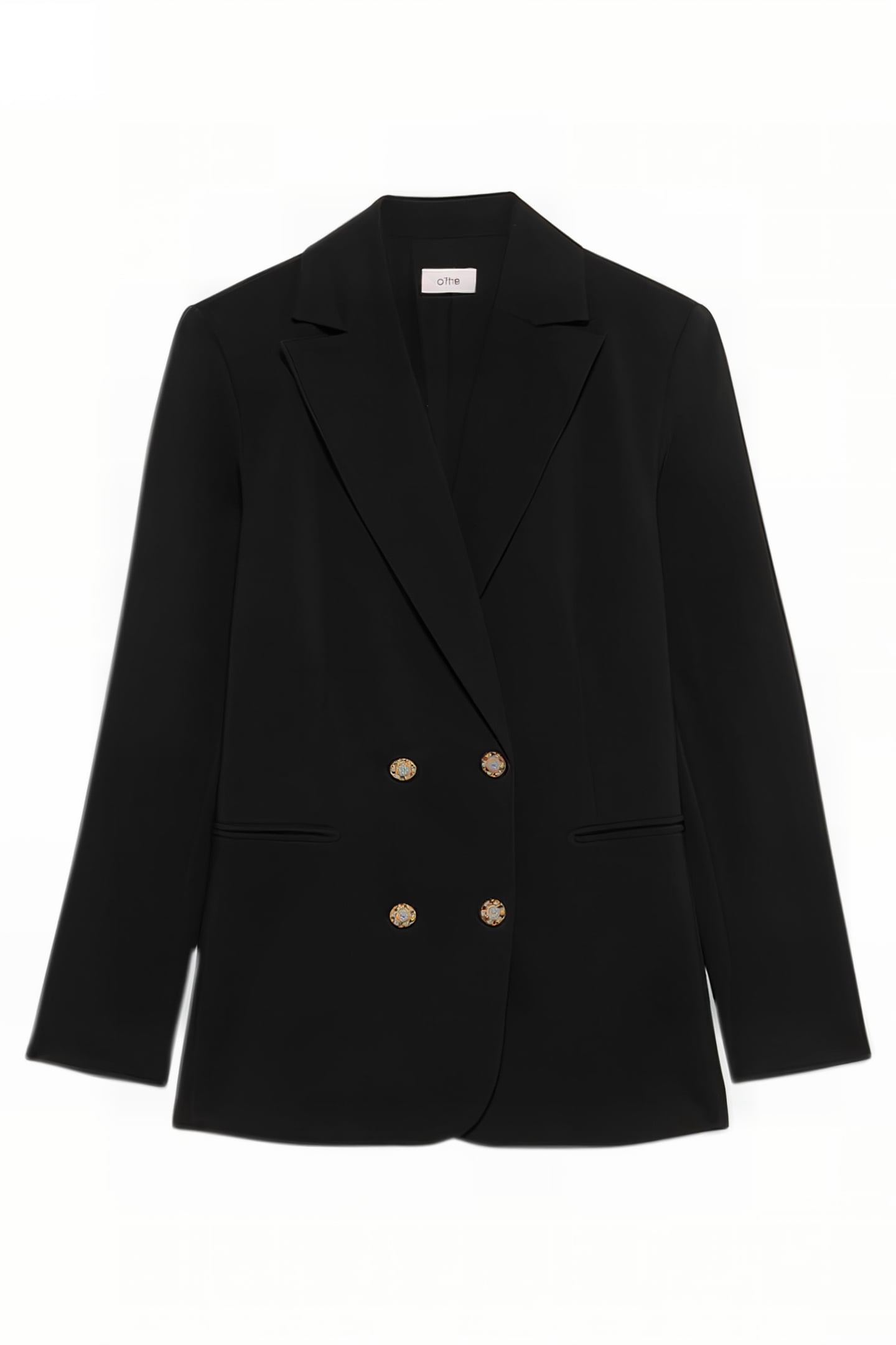 BLAZER WITH JEWEL BUTTONS BLACK 3