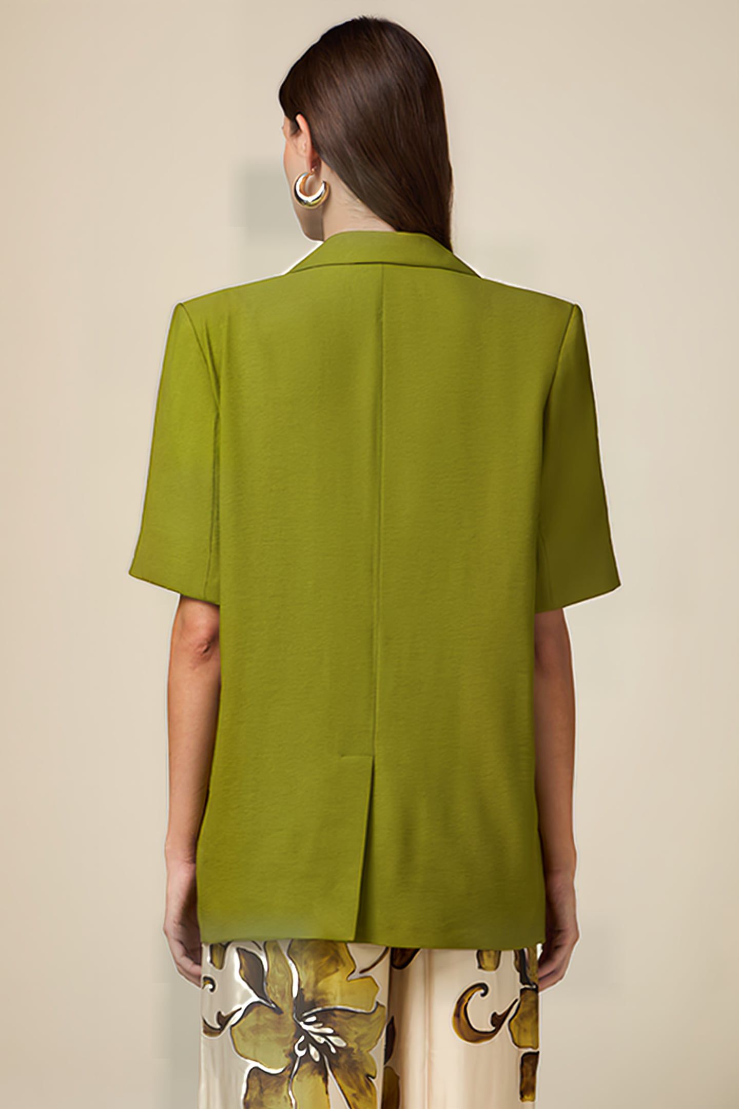 SHORT-SLEEVED BLAZER GREEN 2