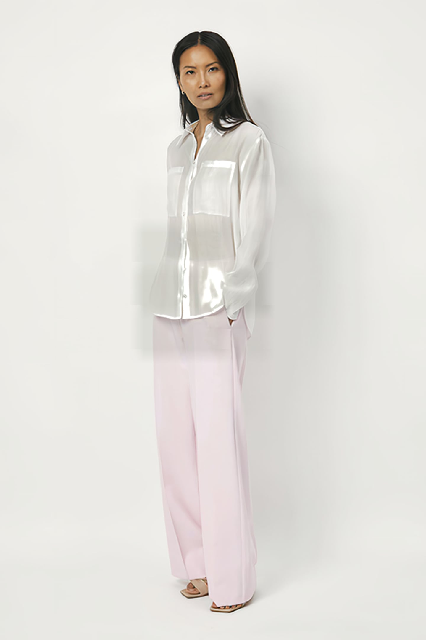 PALMER HIGH WAISTED PANTS ROSEWATER 5