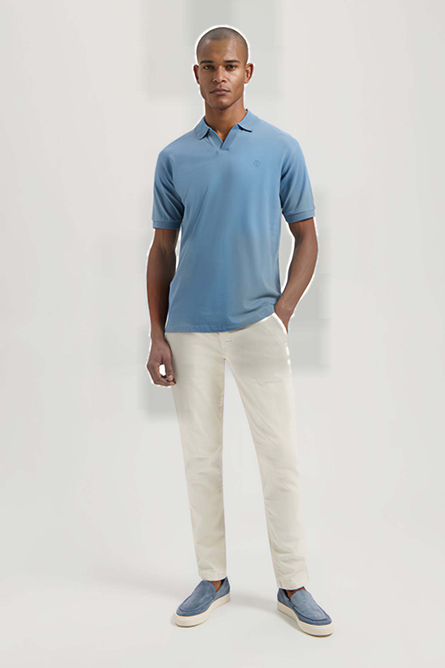 DS_BOWIE V-NECK POLO PROVINCIAL BLUE 3